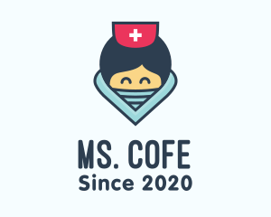 Female Hospital Nurse logo design