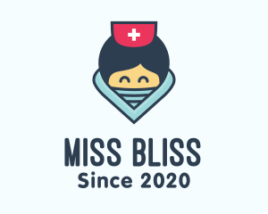 Miss - Female Hospital Nurse logo design