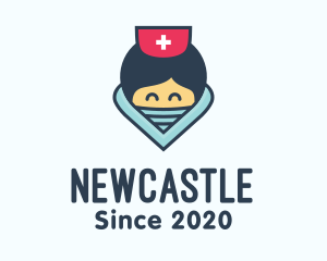 Female Hospital Nurse logo design