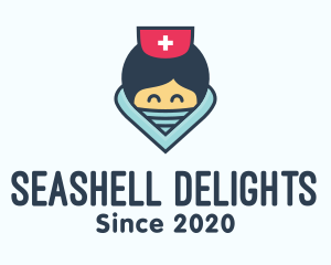 Female Hospital Nurse logo design