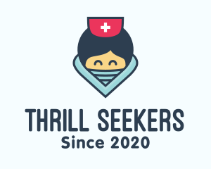 Female Hospital Nurse logo design