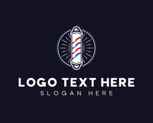 Haircut - Haircut Barbershop Hairdresser logo design