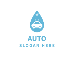 Car Wash - Car Wash Shower logo design