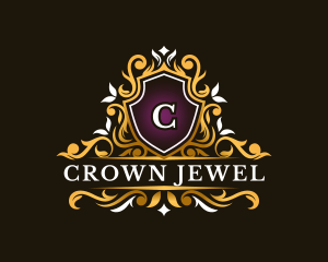 Headdress - Royal Ornament Crown logo design