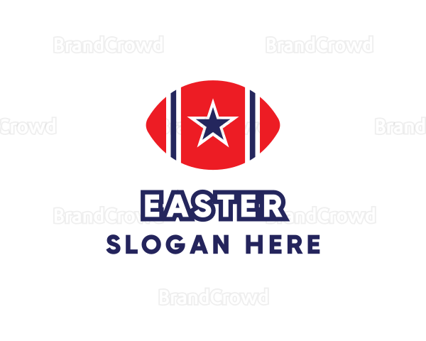 American Football Star Logo