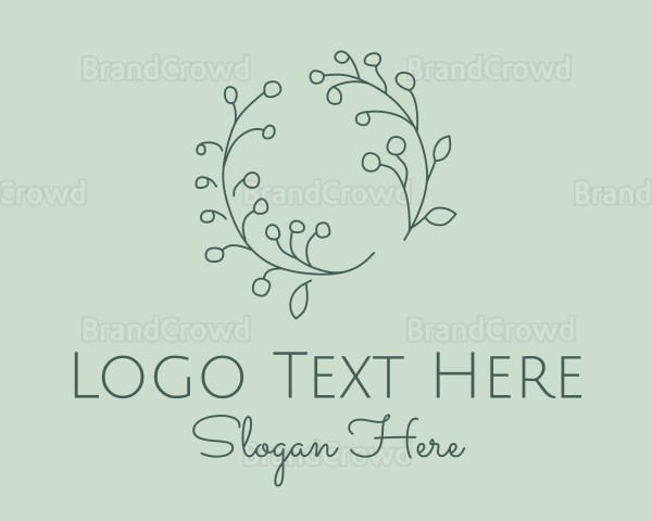 Baby's Breath Wreath Logo