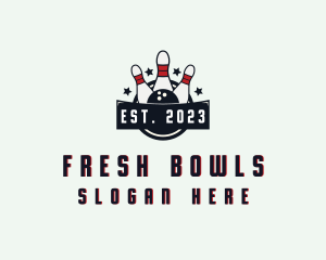 Star Bowling Tournament logo design