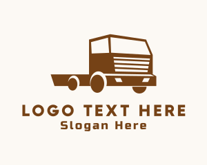 Shipping - Farm Truck Transportation logo design