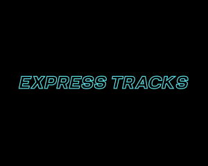 Express Neon Logistics logo design