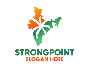 Palm Tree India Logo