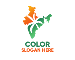 Tourism - Palm Tree India logo design