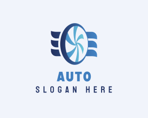 Aircon - Industrial Fan Cooling logo design