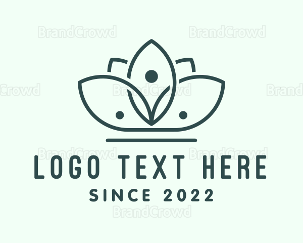 Spa Lotus Leaf Logo
