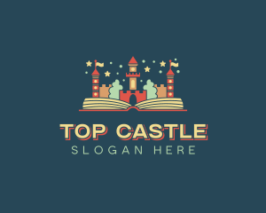 Castle Educational Bookstore logo design