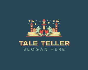 Storytelling - Castle Educational Bookstore logo design