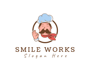 Buffet Kitchen Cook Logo