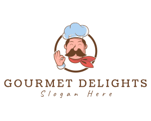 Buffet Kitchen Cook logo design