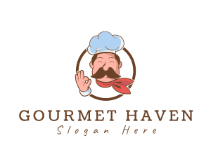 Buffet Kitchen Cook logo design