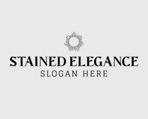 Elegant Sun Wordmark logo design