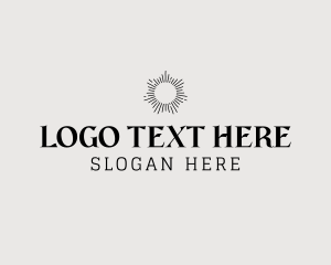 Blogger - Elegant Sun Wordmark logo design