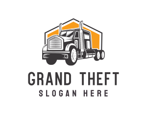 Logistics Truck Vehicle Logo