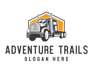 Logistics Truck Vehicle logo design