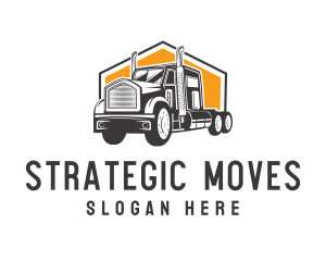 Logistics Truck Vehicle logo design