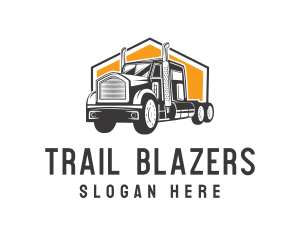 Logistics Truck Vehicle logo design