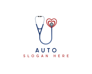 Heart Health Stethoscope Logo