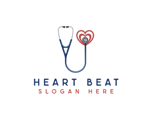 Stethoscope - Cardiologist Health Stethoscope logo design