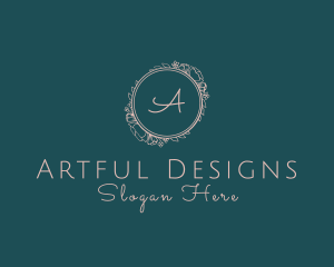 Luxury Flower Fashion Boutique  logo design