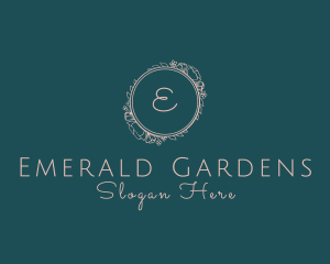 Luxury Flower Fashion Boutique  logo design