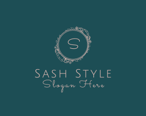 Luxury Flower Fashion Boutique  logo design