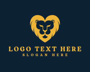 Zoo - Lion Heart Zoo logo design