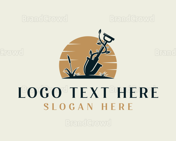 Shovel Vines Landscaping Logo