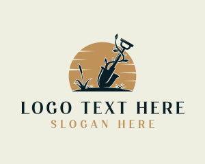 Vines - Shovel Vines Landscaping logo design