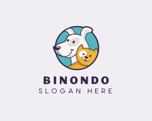 Siamese - Dog Cat Veterinary logo design