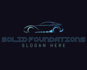 Sedan - Automotive Racing Garage logo design