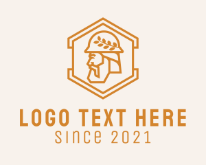 Fixing - Hexagon Handyman Hard Hat logo design