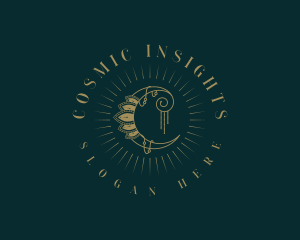 Psychic Cosmic Moon logo design