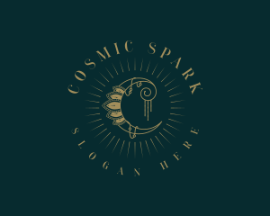 Psychic Cosmic Moon logo design