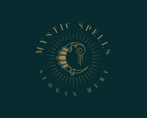 Sorcery - Psychic Cosmic Moon logo design