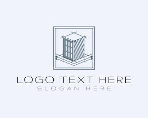 Isometric - Building Construction Architecture logo design