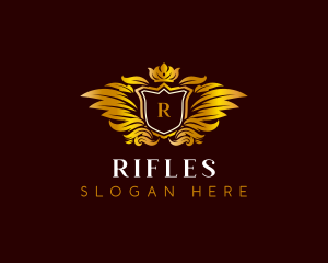 Shield Crown Monarchy Logo