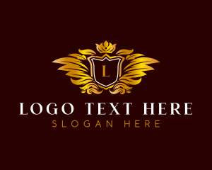 Sophisticated - Shield Crown Monarchy logo design