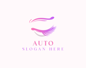 Eyelash Eyebrow Beautician Logo