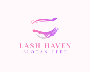 Eyelash Eyebrow Beautician logo design