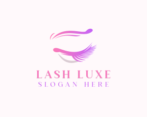 Eyelash Eyebrow Beautician logo design