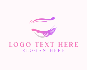 Eyelash Eyebrow Beautician Logo