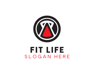 Kettlebell Fitness Gym logo design